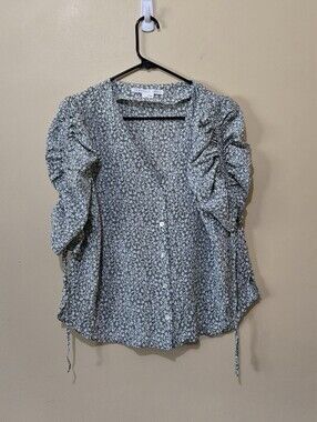 Veronica Beard Floral Print Top
